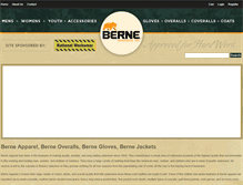 Tablet Screenshot of berneouterwear.com
